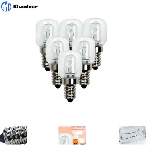6pcs Four 25W 300 Degré Résistante, Ampoule Incandescence T22 ampoule de four E14 vis ampoule résistante aux hautes températures ampoule de lampe de sel ampoule de veilleuse (1/5)