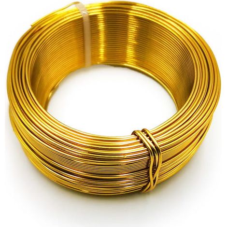 Blumendraht – Kleiner Ring – 1 mm x 50 m – Gold