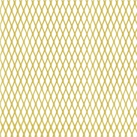Alberts Streckmetallblech Aluminium goldfarbig eloxiert 250 x 1,6 x 500 mm Streckmetallblech (1/4)