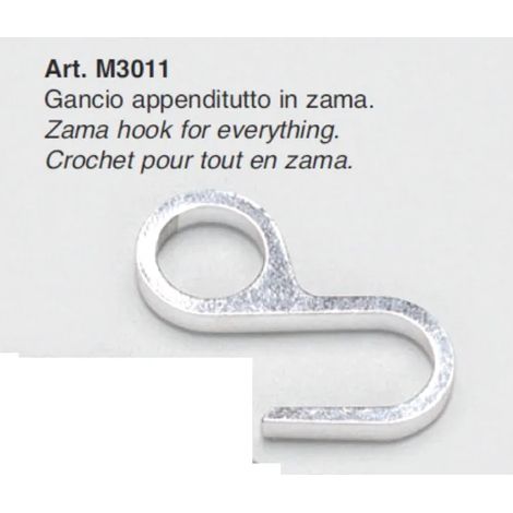 GANCIO APPENDITUTTO ZAMA CROMO
