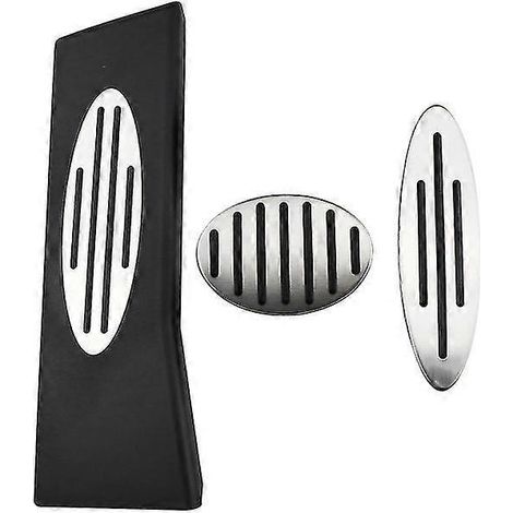 Accessoires auto pour BMW Mini Cooper JCW S F54 F55 F56 F60 R55 R56 R60 R61 : pédales, repose-pieds, couvre-pédales d'accélérateur, de frein et d'embrayage - Pédales automatiques avec repose-pieds (1/5)