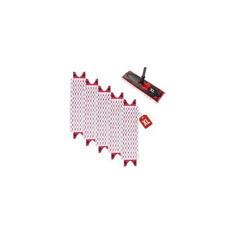 5 Pièces Recharge Serpillere pour Vileda Ultramax XL, Microfibre Recharge Balai, Balai Serpillèr Costume, pour Nettoyage des Sols, Absorbe Facilement Saleté (1/5)
