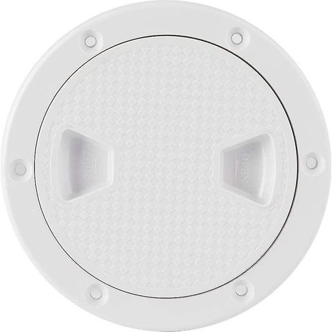 Trappe de pont d'inspection ronde antidérapante marine avec centre plein amovible, étanche, adaptée (1/5)