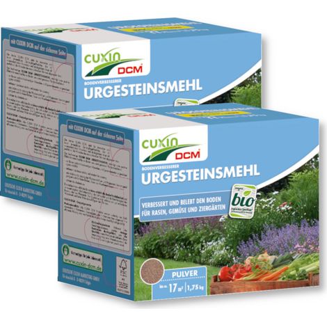 Cuxin farine de roche primaire 3 kg additif pour sol, conditionneur de sol, activateur de sol, pierre