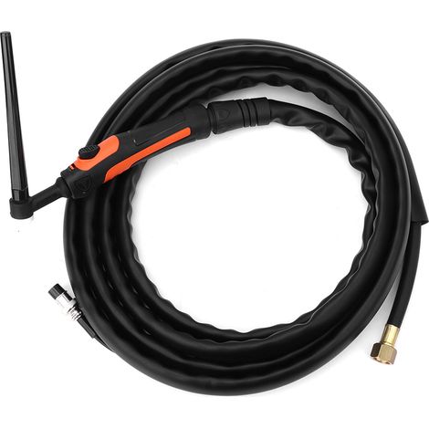 Kit de torche de soudage TIG 0,5-1,6 mm, électrode de tungstène M16x1,5, interface pneumatique, câble de 4 m, interrupteur unique TIG-9 (1/5)