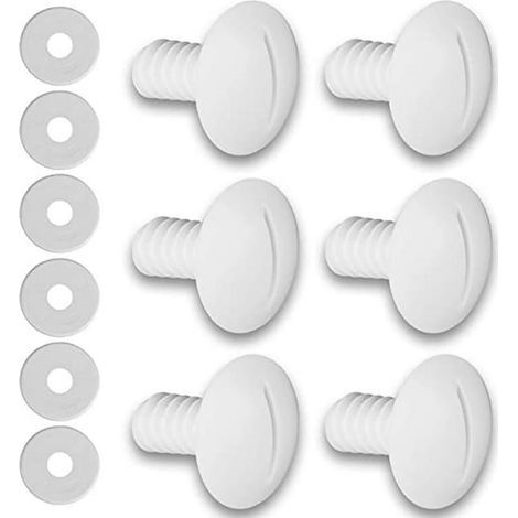 Lot de 6 vis de roue pour nettoyeur de piscine Pièces de rechange pour nettoyeur de piscine 180/280 (1/4)