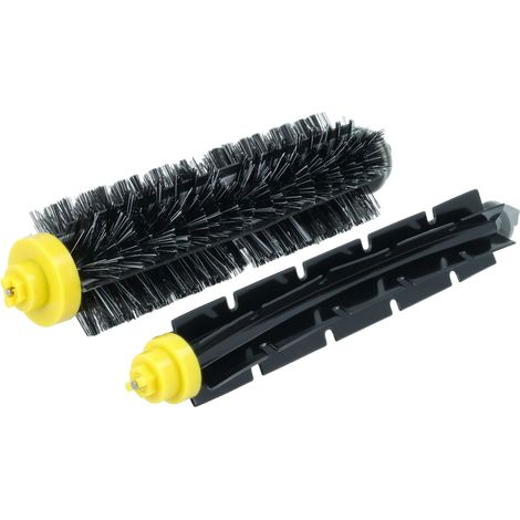 vhbw 2x Rundbürste kompatibel mit iRobot Roomba 790 Saugroboter  Lamellenbürste, Rollenbürste, Bürstenset (1/5)