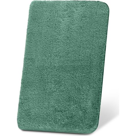 Beautissu Tapis de Bain BeauMare FL - Antidérapant Absorbant	80cm, 50cm, Vert menthe