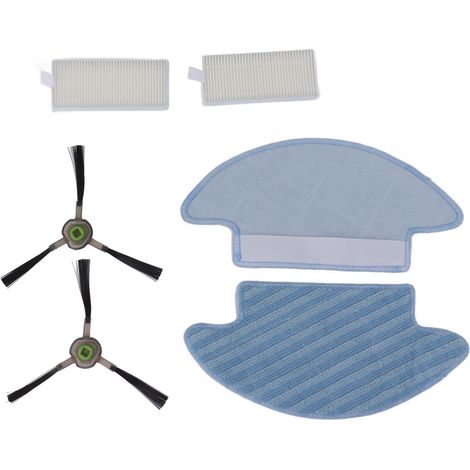Seitenbürsten und Filter für Staubsauger der Modelle M210, M210S, M210B und M213 – Wiederverwendbares und waschbares Reinigungsset (1/5)