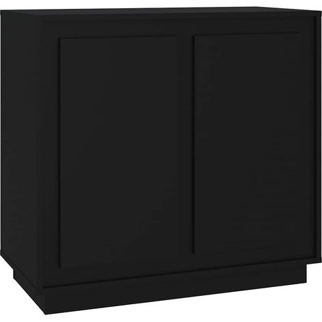 Maison Exclusive - Credenza Nera 80x34x75 cm in Legno Multistrato
