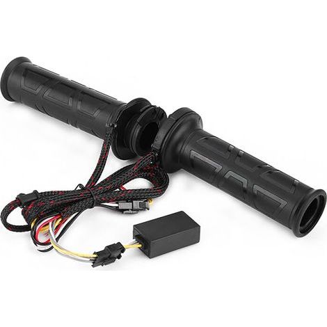 Paar 22 mm (7/8") Motorrad-Lenkergriffe mit elektrischer Heizung - Crezuo
