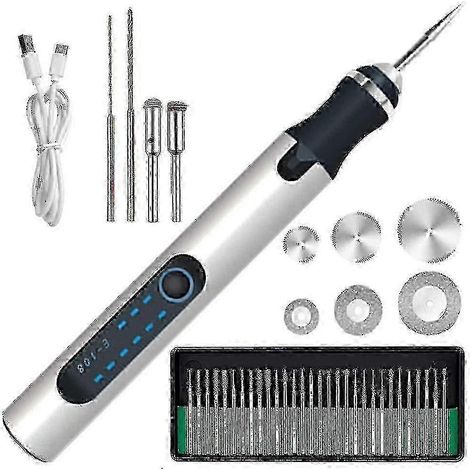 Mini stylo graveur électrique sans fil compatible avec la création de bijoux et le bricolage (1/5)