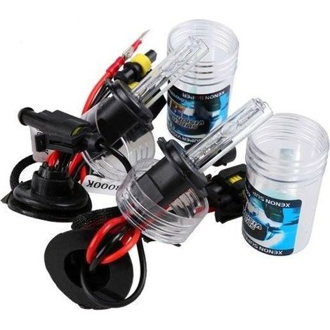 COPPIA LAMPADE LAMPADINE XENON XENO 35W H1-H3-H4-H7-H7CORTE-H11 6000/8000K H7 8000K