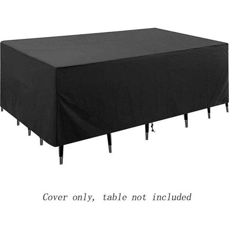 Housse pour Mobilier de Jardin, 210D Oxford Bâche Table de Jardin, Imperméable Housse Table Jardin Bache de Protection Exterieur Salon de Jardin pour Table, Chaise et Canapé, 13513572cm (1/4)