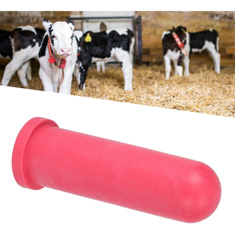 1Set Tétine à Valve pour Seau d'Alimentation du Bétail, Accessoire de Nourriture pour Veaux et Animaux de Ferme (MP76+MP76A)