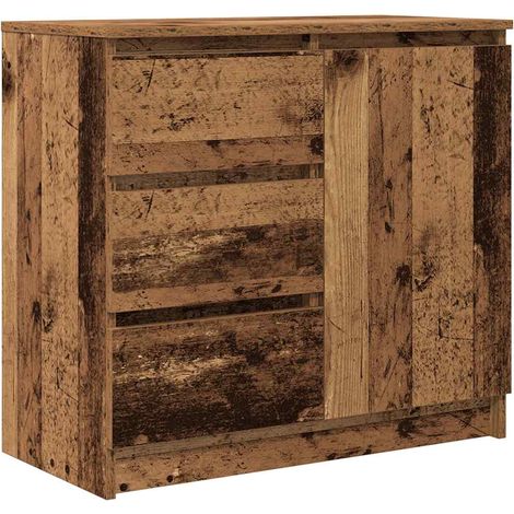 Maison Exclusive - Aparador con cajón madera antigua 71x35x65 cm (1/5)