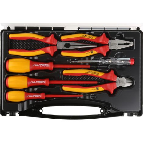 Mallette à outils pour Electriciens RS PRO, Jeu de 7 pièces ( Prix pour 1 Kit )