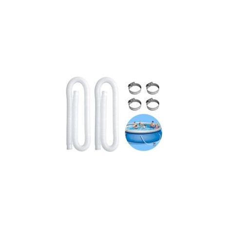 Tuyau Intex De Remplacement De Tuyau De Piscine à Source Chaude Gonflable Pour Pompe De Piscine 300/330/530/1000 Gallons (lot de 2) (1/5)