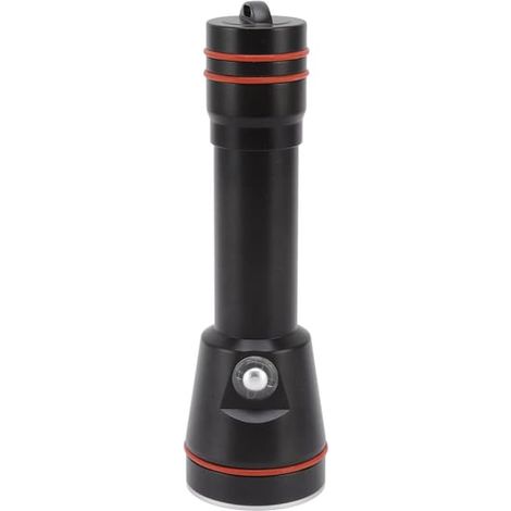 Lampe torche submersible professionnelle 5000 lm, étanche IPX8, idéale pour la plongée et la pêche. (1/5)