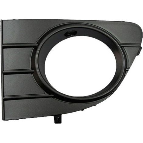 Grille de pare-choc avant inférieure gauche, noire brillante avec trou anti-brouillard Fiat Punto Evo depuis 2009