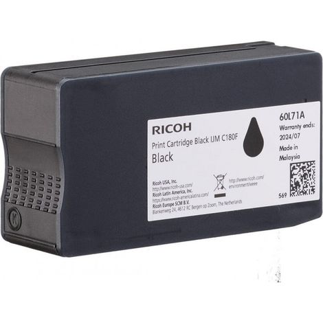 RICOH Ricoh IJM C180F Druckerpatrone, Schwarz (408517)
