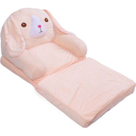 Canapé Enfant Pliable Rose Chien Mousse Canapé Lit Escamotable Moelleux Convertible 2 Niveaux Maison Hôtel Crèche (1/5)