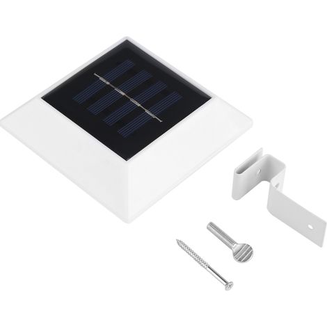 Lampe solaire à économie d'énergie pour jardin et terrasse, 6 LED, haute luminosité, allumage/extinction automatique (1/5)