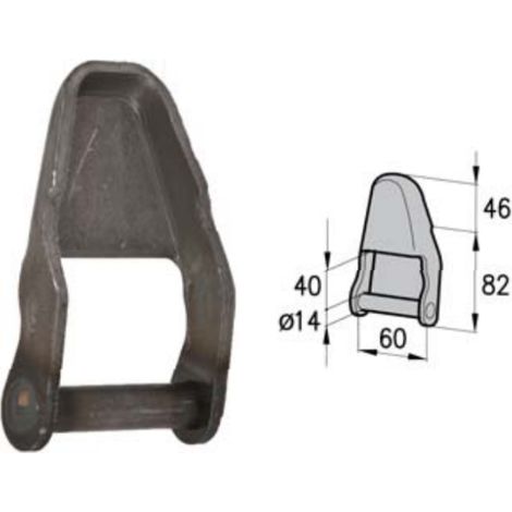 Support court 60474 'Paripianale' Cermag poids net 0,357 kg