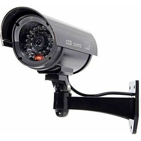 pair Vvikizy caméra de surveillance de sécurité Caméra factice CCTV Sécurité Surveillance Cam Simulation Rouge IR LED Simulation (1/4)