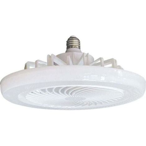 Ventilateurs de Plafond avec Lumières et Télécommande, Ventilateur Encastré, Moderne Sans Pales à Profil Bas pour Chambre Coucher (1/4)
