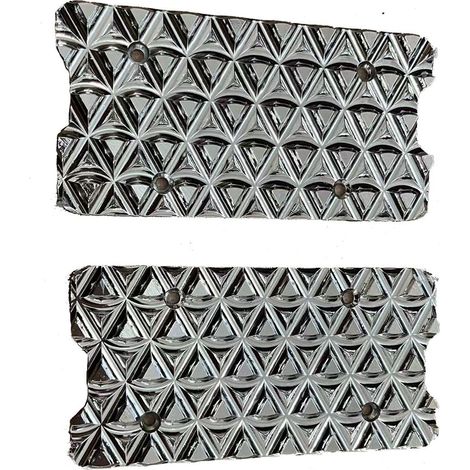 Pedane di ricambio 12 cm per staffe di sicurezza Tattini in lega di alluminio
