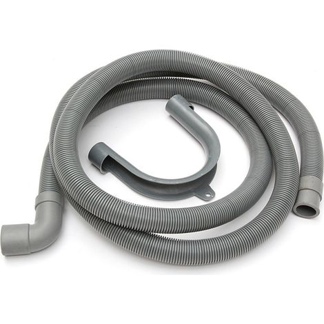 Ablaufschlauch im europäischen Stil mit Winkelstück, Wasserzulaufschlauch für Frontlader-Waschmaschinen