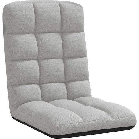 Sedia da Terra Pieghevole Grigio Nuvola 71x51x62 cm in Tessuto vidaXL (1/5)