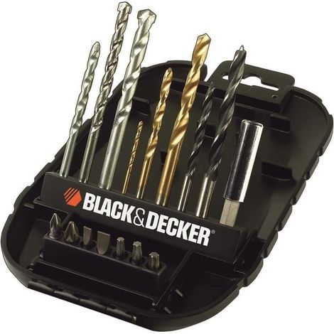 SET PER FORARE ED AVVITARE B&D VALIGETTA + ACCESSORI 16 PEZZI A7186 (1/3)