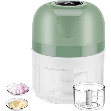 Mini hachoir électrique, mini hachoir à ail rechargeable par USB, petit robot culinaire (1/5)