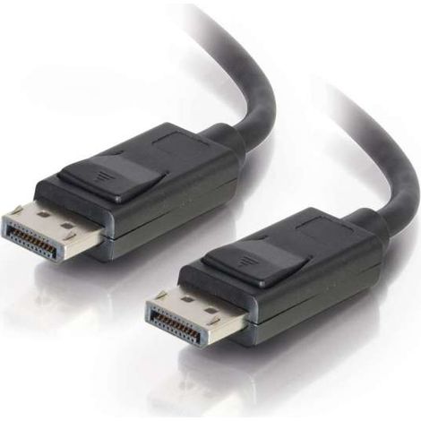 C2G 54401 - Cable DisplayPort con pestillos Macho a Macho, Color Negro Negro 35'
