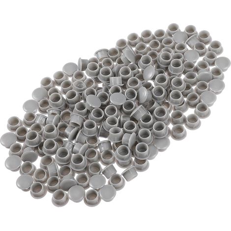 Butées rondes en plastique de 10 mm portes d'armoires étagères (1/5)