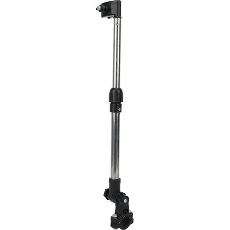 Support Universel pour Parapluie Vélo, Réglable et Robuste en Acier Inoxydable (1/5)
