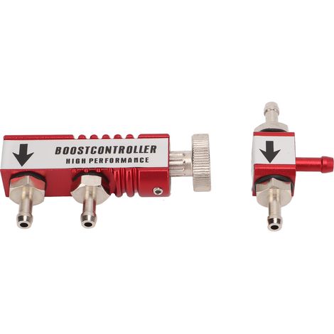 Turbo Boost Controller Manuel Kit Aluminium Allié 1-30PSI Réglable Universel Rouge (1/5)