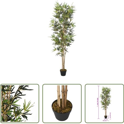 Décoration intérieure -  Bambou artificiel 1104 feuilles 180 cm vert (1/5)
