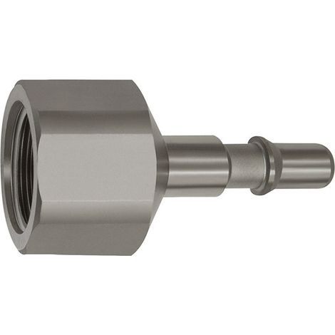 Riegler Nippel für Kupplungen NW 6, ISO 6150 C, Edelstahl, G 1/8 IG (1/2)