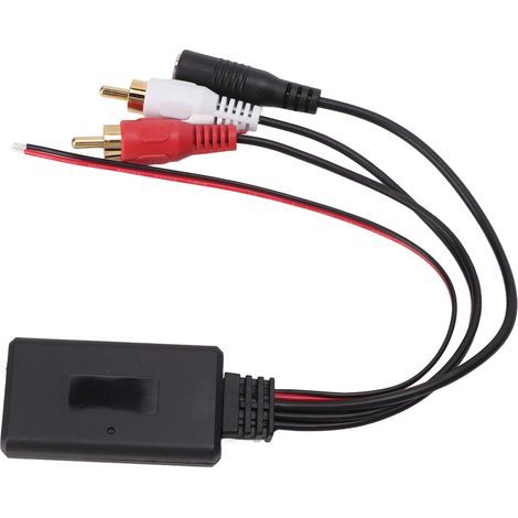 Bluetooth 5.0 AUX Freisprecheinrichtung mit Mikrofon, verschleißfestes und alterungsbeständiges ABS-Gehäuse, kompatibel mit Pioneer 2RCA (1/5)