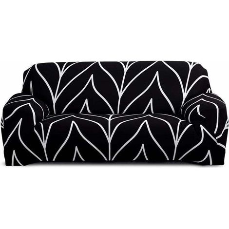 2 Seater Stretch Sofa Cover with Armrests Elastic Furniture Protector Cover (1/4)