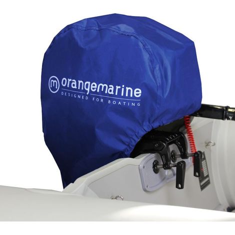 Housse moteur bateau - Bleu - ORANGEMARINE - 2.5 a 5 cv