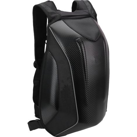 Sac à dos de moto RHA0801, étanche, à coque rigide, grande capacité, pour homme (rouge) (1/5)