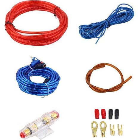 Car Subwoofer Amplifier Kit 8GA Power Cable (1/5)