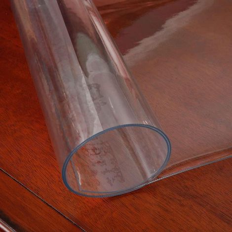 Transparente PVC Tischdecke 2mm stark wasserdicht 100x200 cm