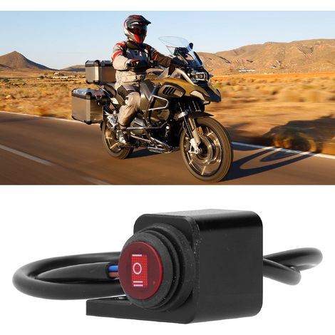 Interrupteur de modification de guidon de moto ON-OFF-ON, adapté à une fixation de 10 mm, côté gauche universel. (1/5)