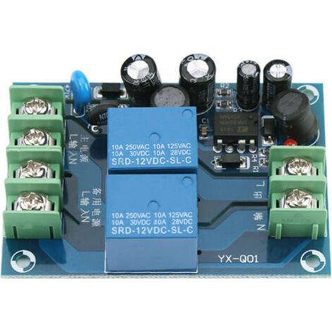 Interrupteur d'alimentation de secours automatique, commutateurs d'alimentation de secours interrupteur durable AC 85-240 V pour la commutation de batterie (1/5)