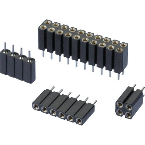 W & P Products Connettore femmina (precisione) Numero di righe: 1 Poli per fila: 50 153-050-1-50-00 1 pz. (1/2)